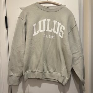 Lulu's Crewneck Sweater, oversized XS (will comfortably fit small) NWT
